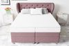 99rooms Hermes Boxspringbett 140x200 cm Velours SORO Pastellrosa Bonell-Federung Bild 4