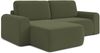 AX LIVING Sofa 250 cm breit mit Schlaffunktion Otterton in Olivgrün L Bild 2