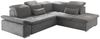 Ecksofa Couch WAYNE Sofa Schlafcouch Bettsofa Sofabett dunkelgrau L-Form rechts Bild 4