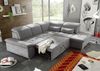 Ecksofa Couch WAYNE Sofa Schlafcouch Bettsofa Sofabett dunkelgrau L-Form rechts Bild 2