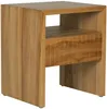 Vente-unique - REVUKA Bedside table Holz, Platte Beige - B 39 cm x H 52 cm x L 45 cm Bild 3