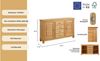 Home affaire Sideboard Rauna, Kommode, B/T/H: 150/37/84 cm Bild 3