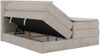 Boxspringbett TILION KING, Doppelbett 140 x 200 cm mit Stauraum & 7-Zonen Multipocket Matratze, inkl. Topper T25 - H3, Cord-Stoff Beige Bild 4