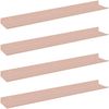 vidaXL Schwebendes Regal 4 pcs Rosa 60 x 8,5 x 2,5 cm Stahl 8003963 Bild 2