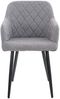 CLP 2er Set Esszimmerstuhl Shila,grau Stoff Bild 3