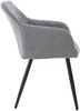CLP 2er Set Esszimmerstuhl Shila,grau Stoff Bild 4
