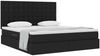 vidaXL Aufbewahrungsbett mit Matratze Schwarz 180 x 200 cm Polyester 3371924 Bild 3