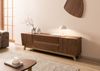 TV-Board Nussbaum-Echtholzfurnier 200x40x55 braun lackiert BUTTERFLY #110 Bild 3