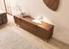 TV-Board Nussbaum-Echtholzfurnier 200x40x55 braun lackiert BUTTERFLY #110 Bild 2