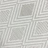 Carpetia Outdoorteppich In- und Outdoorteppich Terasse Wohnzimmerteppich Rautenmuster Creme, rund, Höhe: 5 mm Bild 2