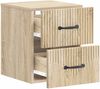 vidaXL Wandmontierter Nachttisch Sonoma-Eiche 34,5 x 33 x 40 cm 898979 Bild 3