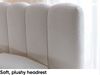 MEBLINI Polsterbett 180x200 mit Lattenrost ohne Matratze - CARLOS - Rosa Boucle - Bubble Bett - Cloud Bett - Marshmallow Bed - Kopfteil Bett mit Stauraum Bild 4