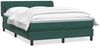 vidaXL Boxspringbett mit Matratze Dunkelgrün 160x220 cm Samt 3317742 Bild 2