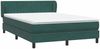 vidaXL Boxspringbett mit Matratze Dunkelgrün 160x220 cm Samt 3317742 Bild 4