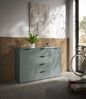 Sideboard >Linz< 2 Türen, 4 Schübe, in Salbei - 135x90x40cm (BxHxT) Bild 2