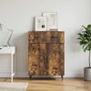 vidaXL Sideboard Geräucherte Eiche 66 x 34,5 x 89,5 cm Holzwerkstoff 894870 Bild 4