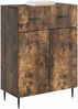 vidaXL Sideboard Geräucherte Eiche 66 x 34,5 x 89,5 cm Holzwerkstoff 894870 Bild 2