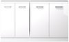 Küchenschrank für Dachschrägen R-Line Weiß Hochglanz 140 cm 2er Set Vicco Bild 4