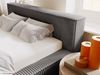 GRAINGOLD Lago Bett 120x200, Polsterbett mit Bettkasten und Kopfteil, Fell-Stoff, Dunkelgrau Bild 5