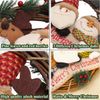 Weihnachts Puppenkranz 30CM Rattan Kiefernblättern Elch Weihnachtsmann Bild 2