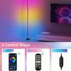 POPOLIC LED Stehlampe 120 cm Eckleuchte mit dimmbarem RGB-Licht, Fernbedienung und APP, über 3000 Beleuchtungsmodi, Musikmodus, DIY-Modus und Zeitfunktion, Weihnachts- und Neujahrsgeschenk, geeignet für Schlafzimmer, Spielzimmer Bild 4