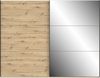 FORTE Trondheim Kleiderschrank, Holzwerkstoff, Braun, 269,8 x 210,5 x 62,9 cm Bild 2