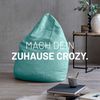 Lumaland 'Luxury XL Plus' Sitzsack, Türkis, Polyester, 120 l Bild 3