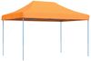 vidaXL Pop-Up Partyzelt, faltbar, Stahl / PE, orange, ohne Seitenteile, 315 x 410 x 279 cm Bild 2