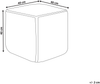 Pouf ALIPUR Violett Stoff 40 cm 40 cm Bild 2
