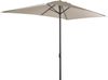 Sonnenschirm LOTA 250x145cm 6 Streben Anthrazit Polyester | Gartenschirm Balkonschirm UV-Schutz Bild 1