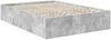 vidaXL Bettrahmen mit Kopfteil Beton Grau 150 x 200 cm Holzwerkstoff 3408658 Bild 5