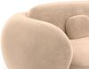 Wohnlandschaft Altea XXL Stoff - Samtstoff - Beige - Links Bild 5