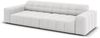 Micadoni Sofa Jennifer 4-Sitzer Samt Silber Bild 3
