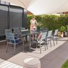 HOME DELUXE Gartentisch ausziehbar aus Glas SOL - 180/240 x 90 cm Bild 2