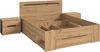 Schlafzimmer-Set B/H/T: 244x87x205 cm in Basalt grau Nachbildung und Artisan Nachbildung Bild 1