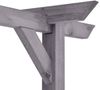 vidaXL Garten-Pergola Grau 400x40x205 cm Imprägniertes Kiefernholz 313568 Bild 4