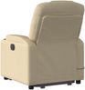 vidaXL Massagesessel mit Aufstehhilfe Creme Stoff 3204389 Bild 5