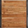 vidaXL Couchtisch 100x100x35 cm Raues Massivholz Akazie 4016669 Bild 4