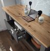 Schminktisch >Bozeman< in Graphit - 114x86x41cm (BxHxT) Bild 2