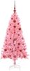 vidaXL Weihnachtsbaum mit 150 LEDs mit Ständer Rosa 120 cm PVC 3396407 Bild 4