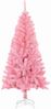 vidaXL Weihnachtsbaum mit 150 LEDs mit Ständer Rosa 120 cm PVC 3396407 Bild 5
