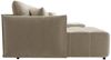 Wohnlandschaft Schlafsofa Sofa TREVISO Stoff Monolith Creme Bild 3