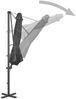 Sonnenschirm, Ampelschirm, Gartenschirm mit Aluminium-Mast 300 cm Anthrazit Bild 4