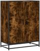 vidaXL Schuhschrank Räuchereiche 75x38x97,5 cm Holzwerkstoff Metall 3300867 Bild 2