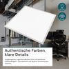 LUXULA LED Panel 62X62 cm Büro Einbauleuchte, LED fest integriert, Neutralweiß, Backlight Ratserdeckenleuchte Bild 4