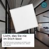 LUXULA LED Panel 62X62 cm Büro Einbauleuchte, LED fest integriert, Neutralweiß, Backlight Ratserdeckenleuchte Bild 3