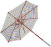 anndora-sonnenschirm Sonnenschirm 3 Meter rund Gestreift 7 Farben, waschbarer witterungsbeständiger Stoff - Seilzug Öffnungsmechanik Bild 2