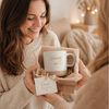 Camolo Tasse Kaffetasse aus Steingut Hebamme mit Herz, Keramik Bild 4