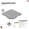 Doppler Granit Design-Platte ECO, grau, 25 kg Bild 3