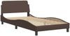 vidaXL Bettgestell "Viana" ohne Matratze Braun 100x200 cm Kunstleder 3208077 Bild 5